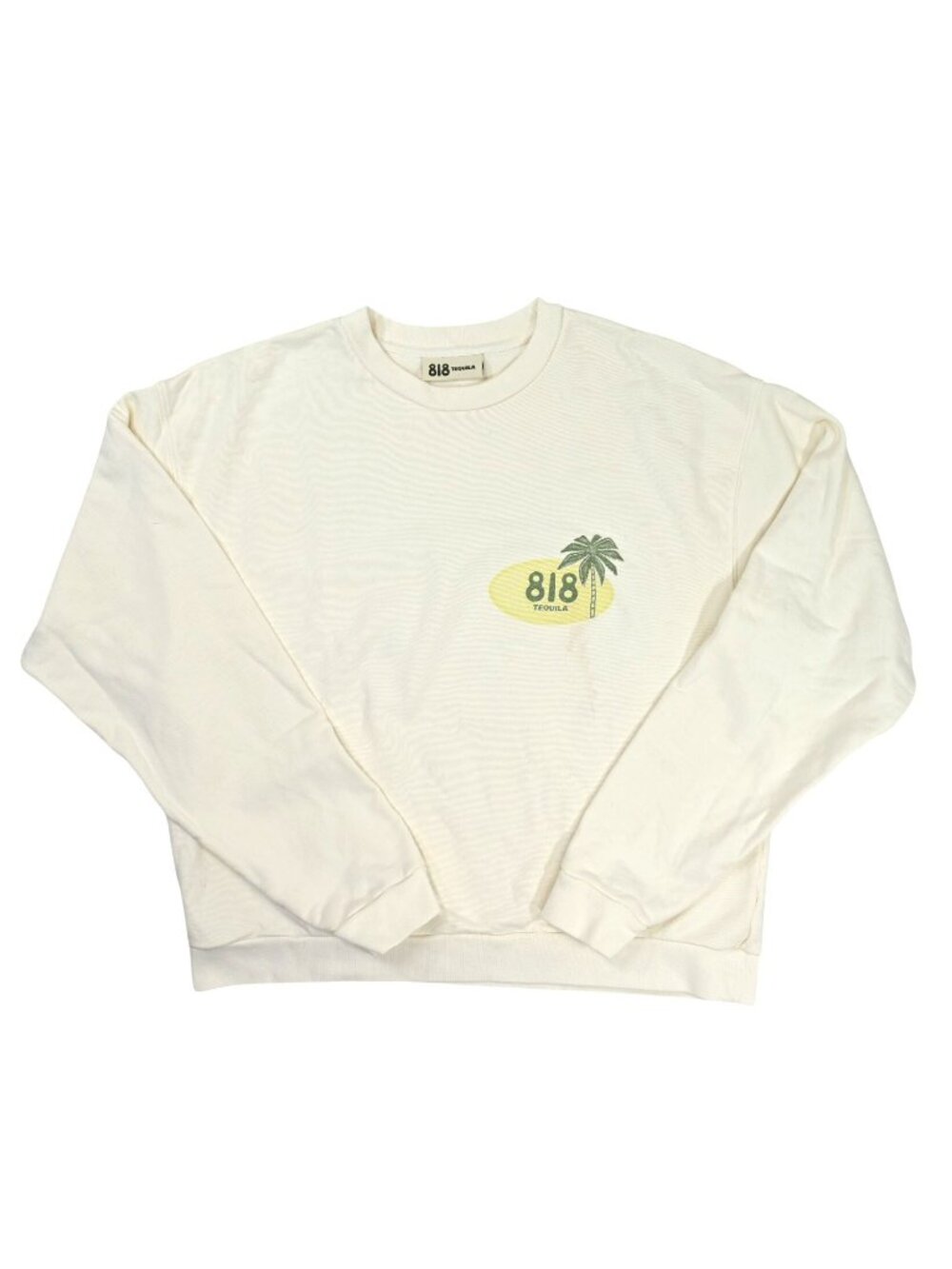 818 Tequila Soda Shoppe Crewneck Sweatshirt in Ivory